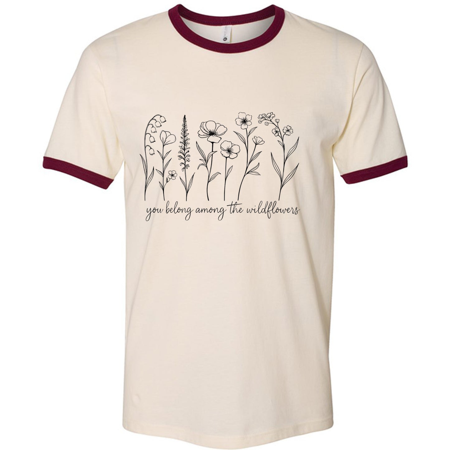 NATURAL/ MAROON - FRONT