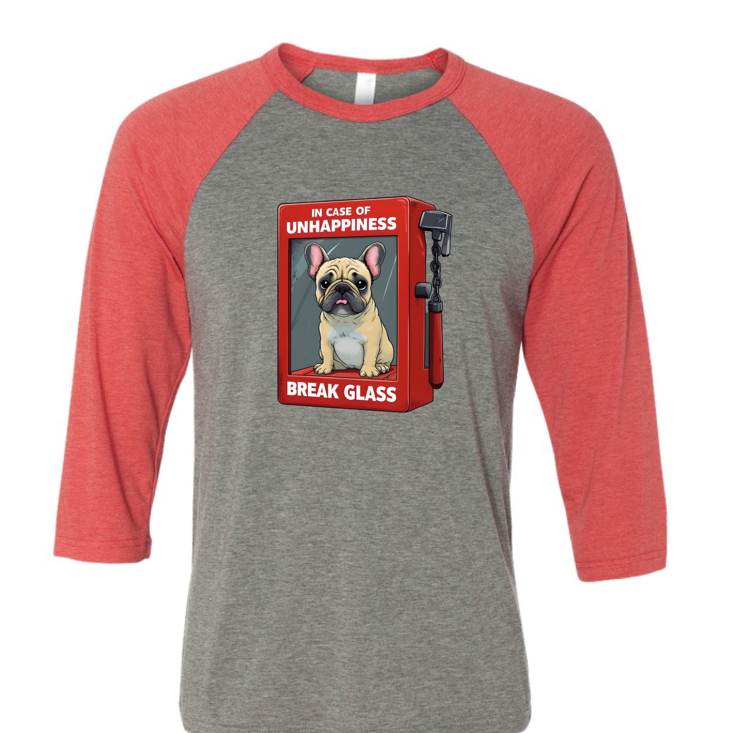 GREY/LT RED TRIBLEND - FRONT
